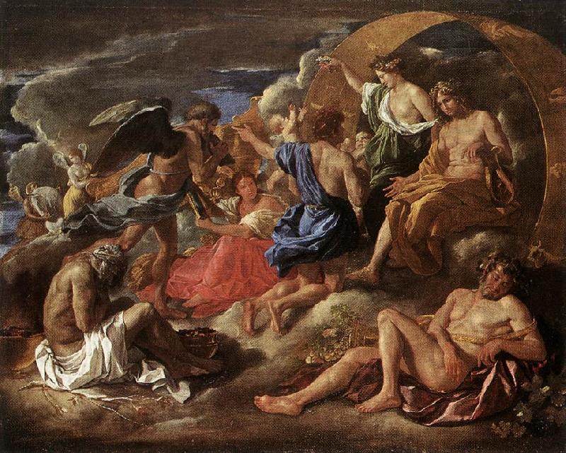 Nicolas Poussin Helios and Phaeton with Saturn and the Four Seasons China oil painting art